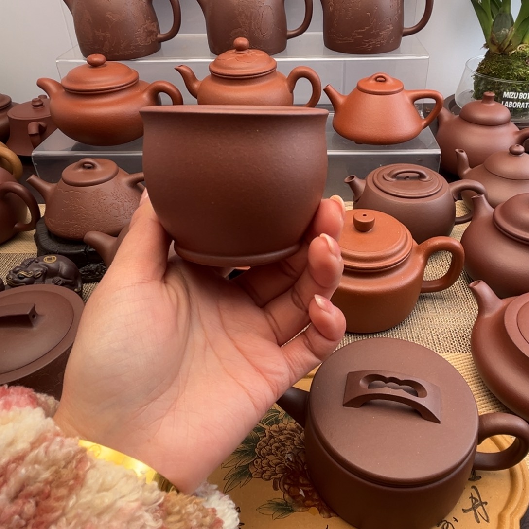 茶壶紫砂底槽清主人杯瑕