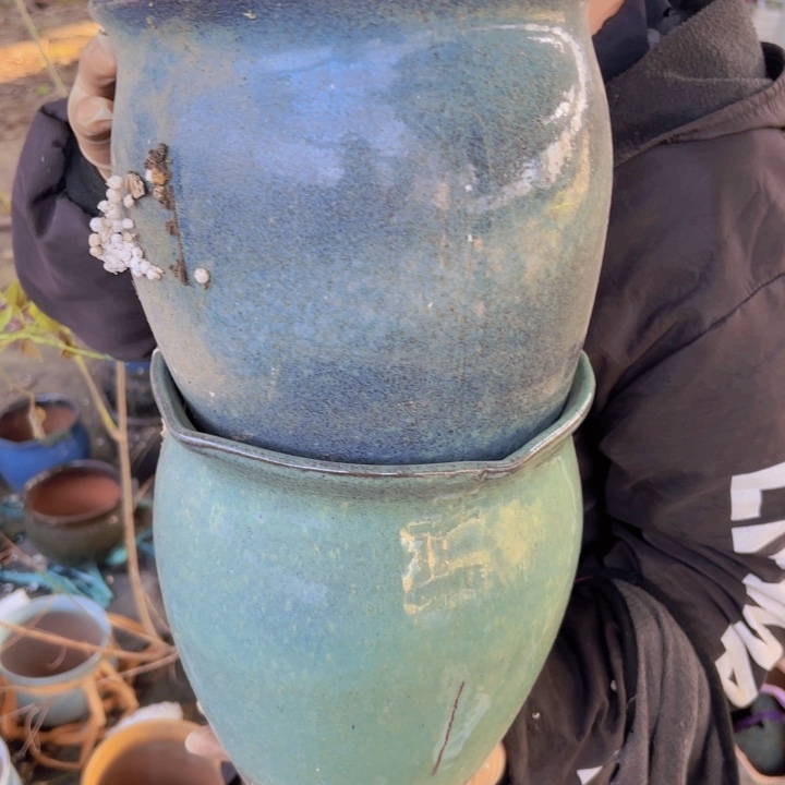 透气紫砂花盆 口径 高度  