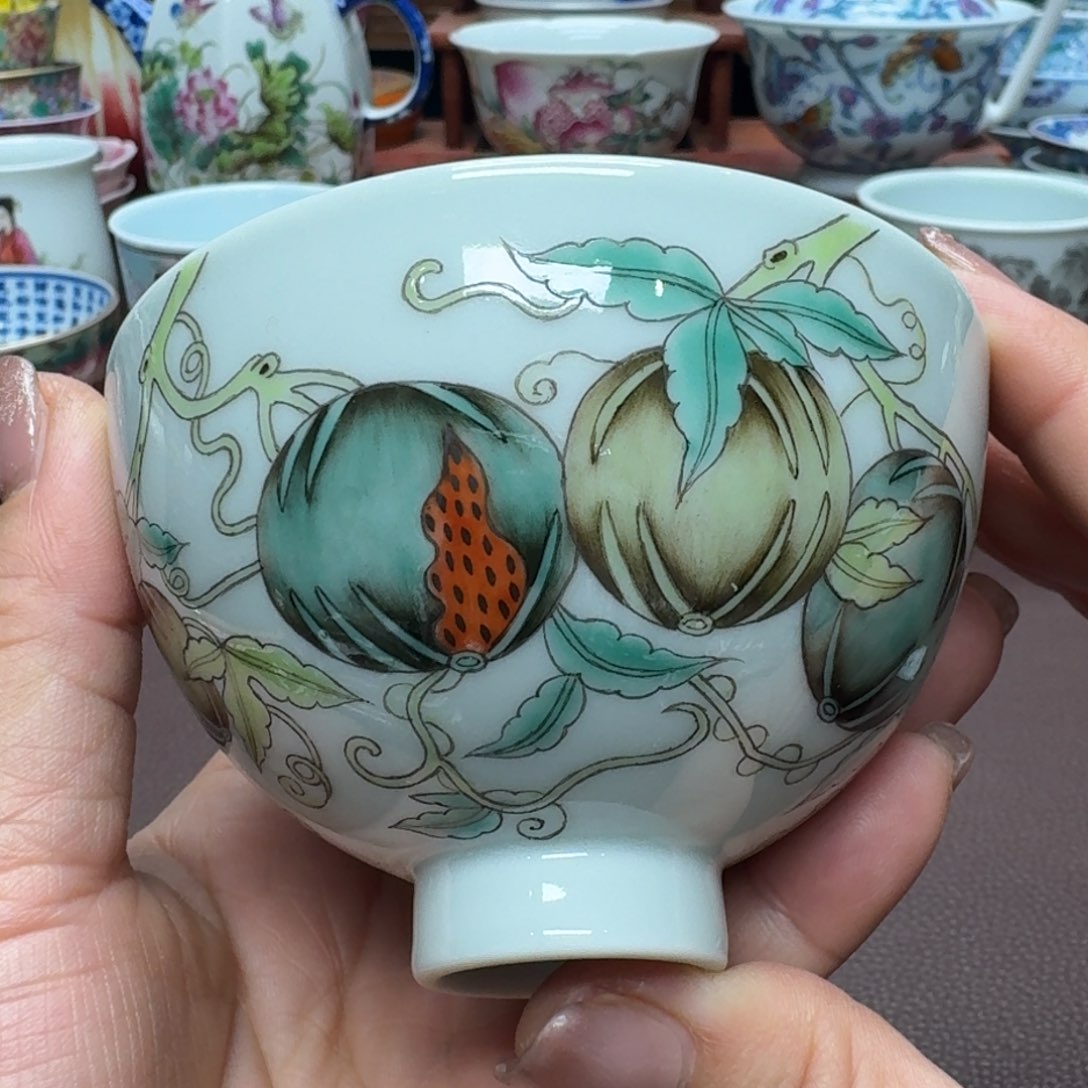 瓷片景德镇仿古手工制作精品展示