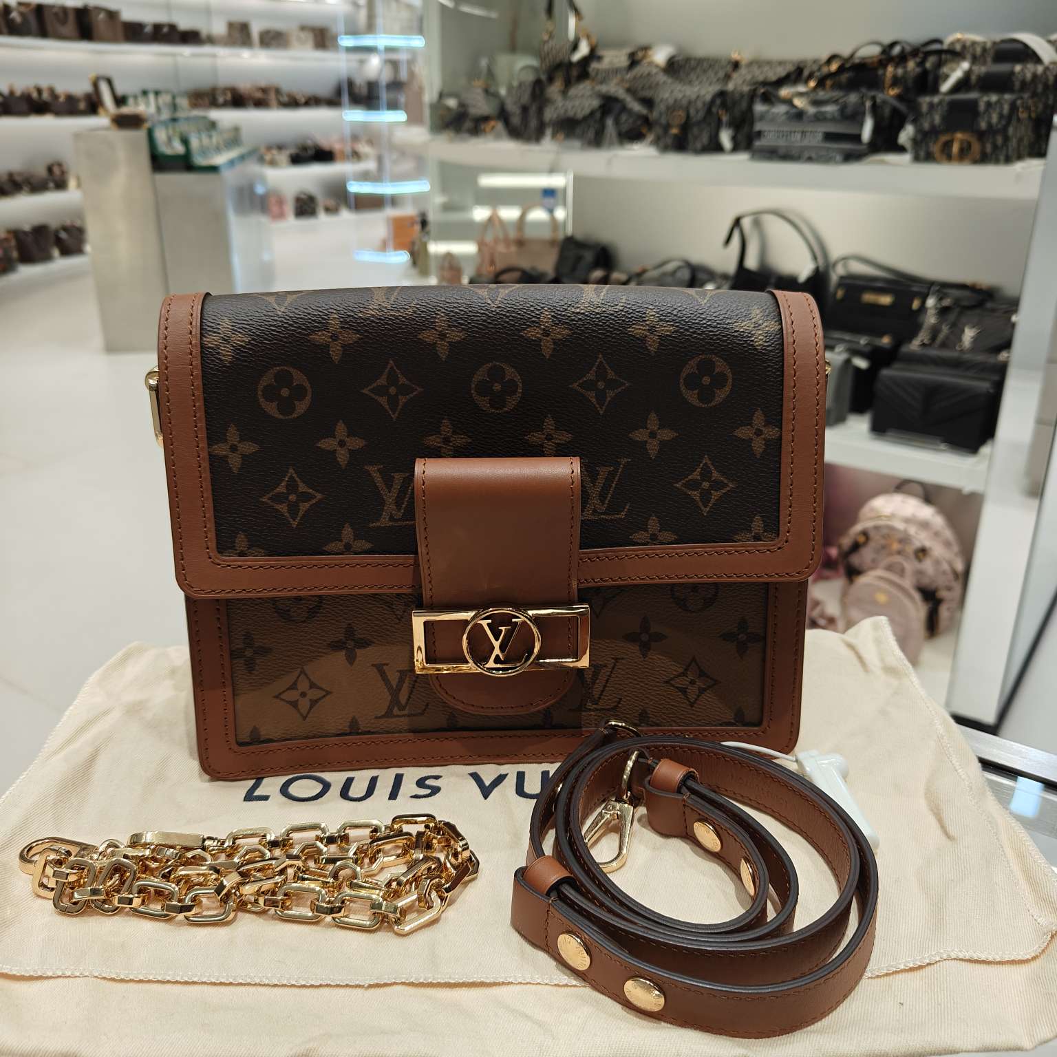 95新 LouisVuitton/路易威登 LV 达芙妮 中号 97新