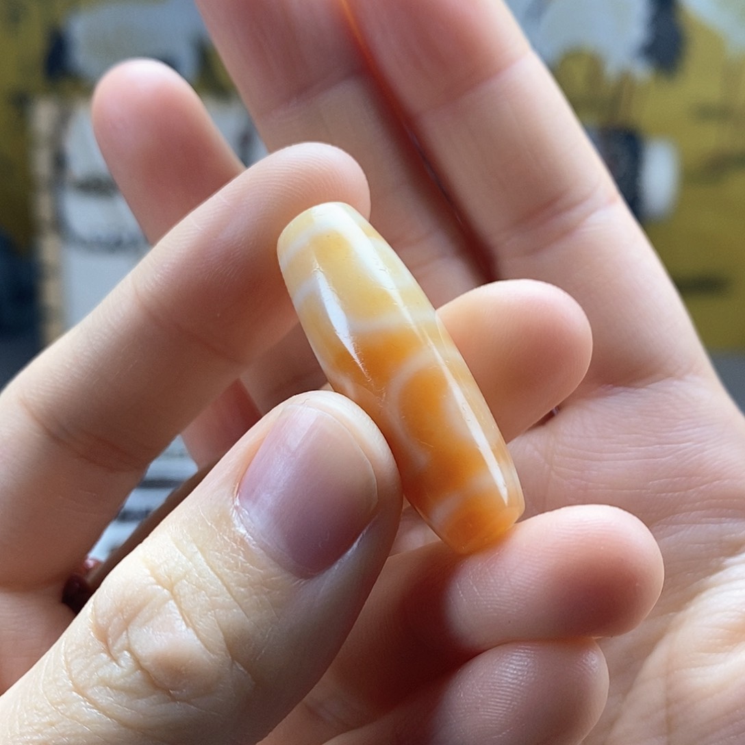 玛瑙/玉髓散珠三眼