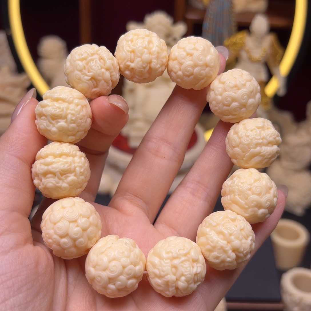 菩提根/象牙果吊坠霸王貔貅串