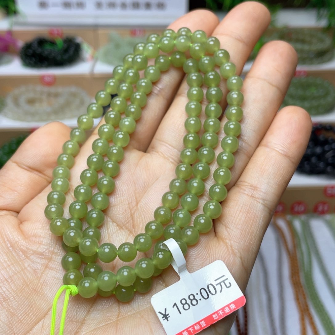 和田玉颈饰未镶嵌6mm