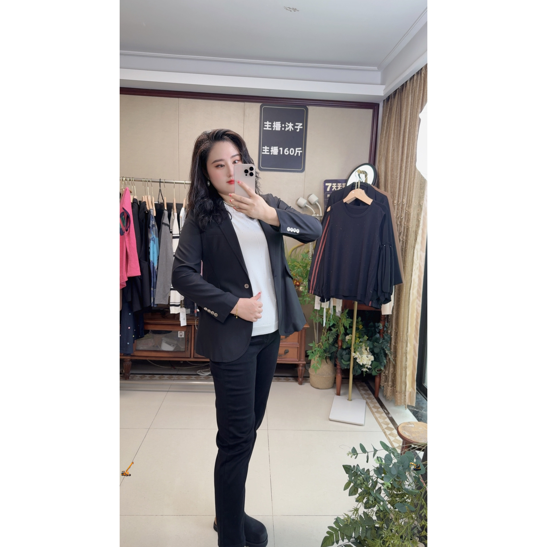 韩系明线装饰常规长袖西装西服商务休闲女士