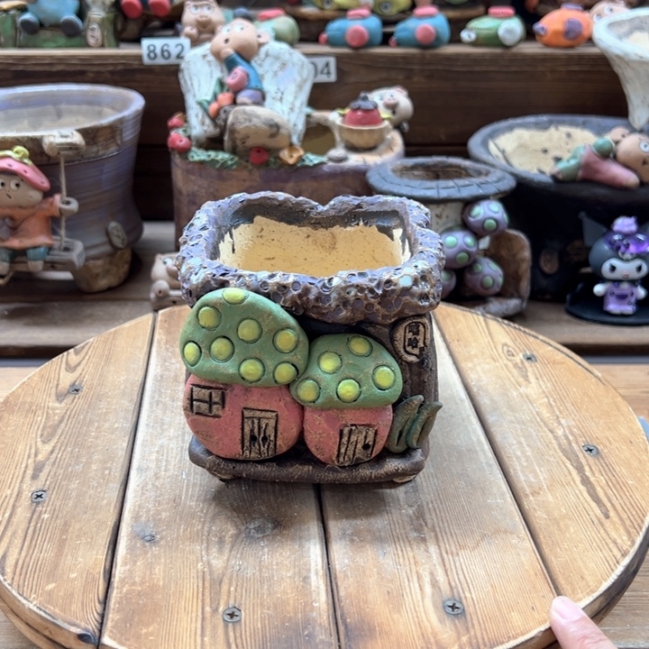 嘻哈多肉花盆百搭