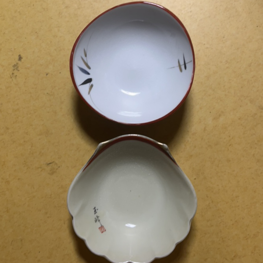 2个一组默认微瑕特色印花碗