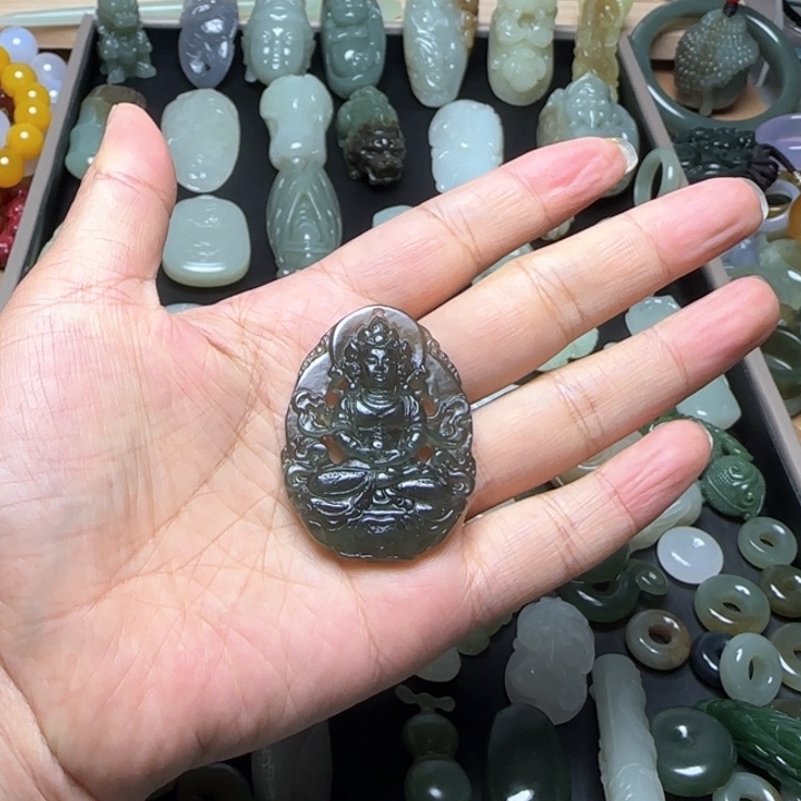 和田玉挂件未镶嵌