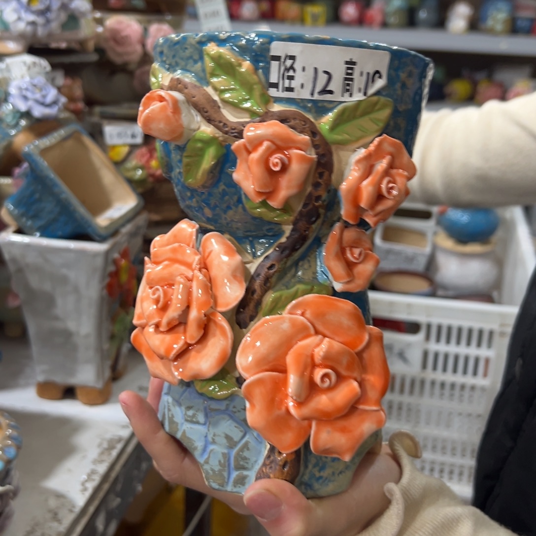 多肉花盆满18.8发秒拍秒退拉黑