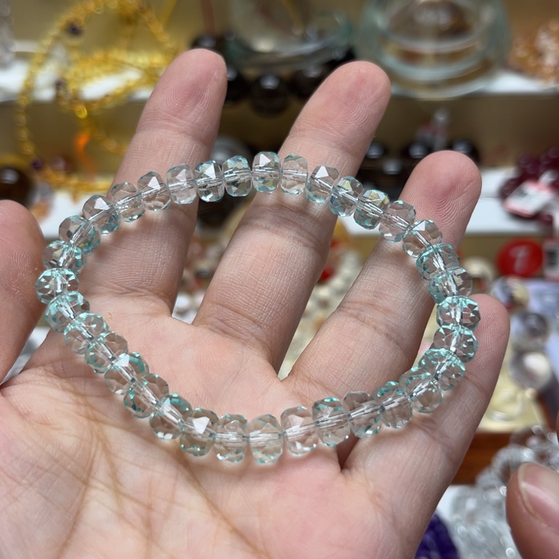 非金属蓝托帕7手串