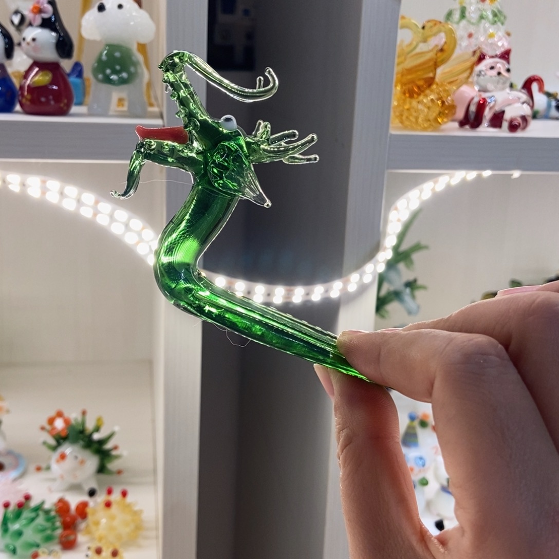 螃****手工艺品琉璃龙舟