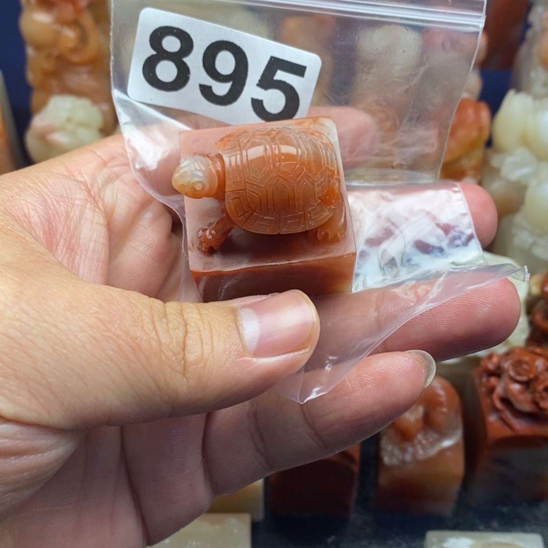 寿山石印石西**贤老挝石11