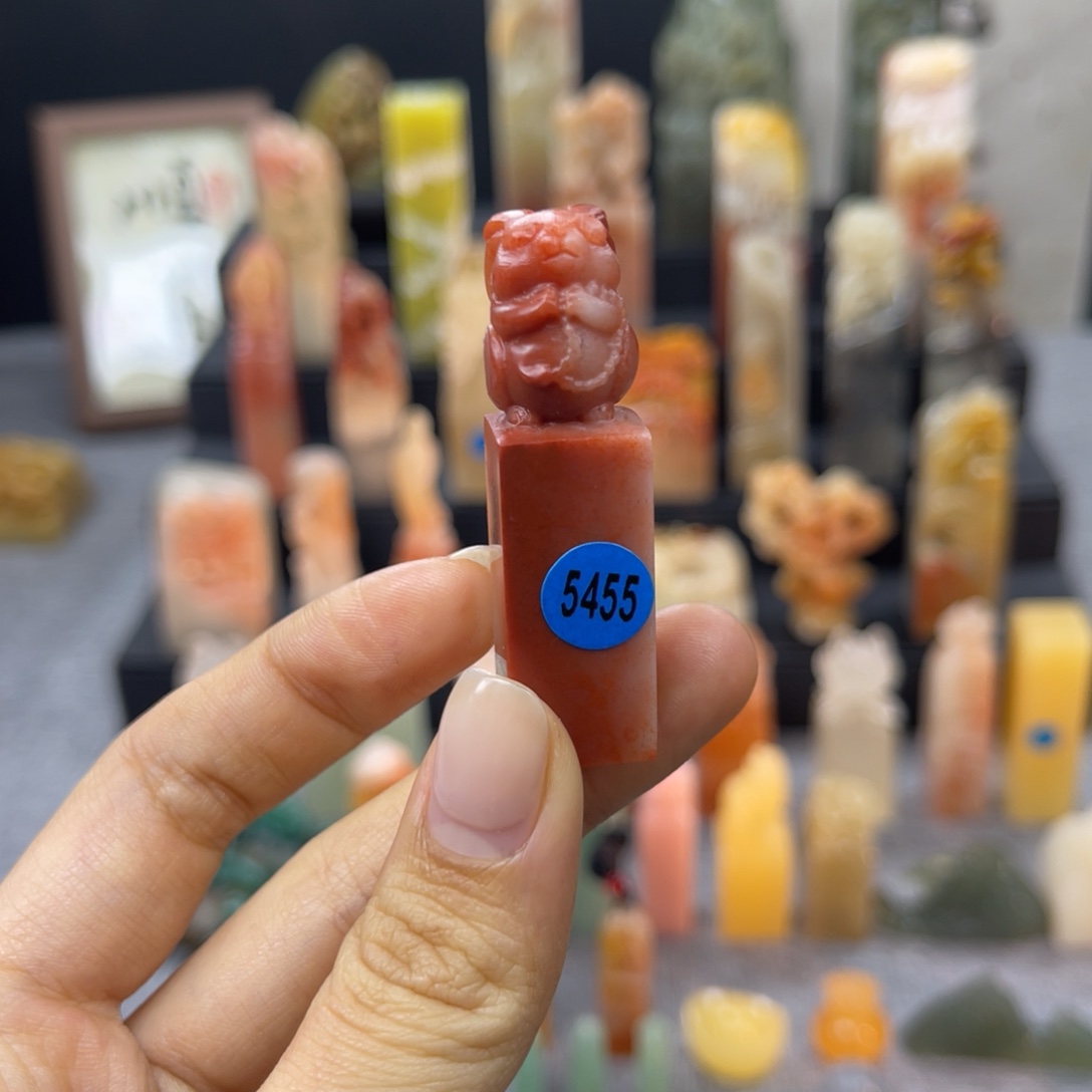 寿山石印石5455。          