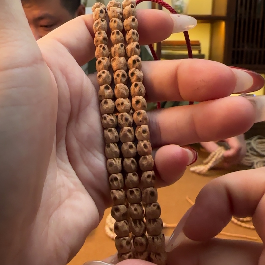 柏香籽/百香籽手串赤鲵6