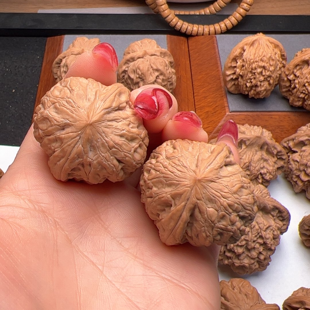 文玩核桃把件铁锤34