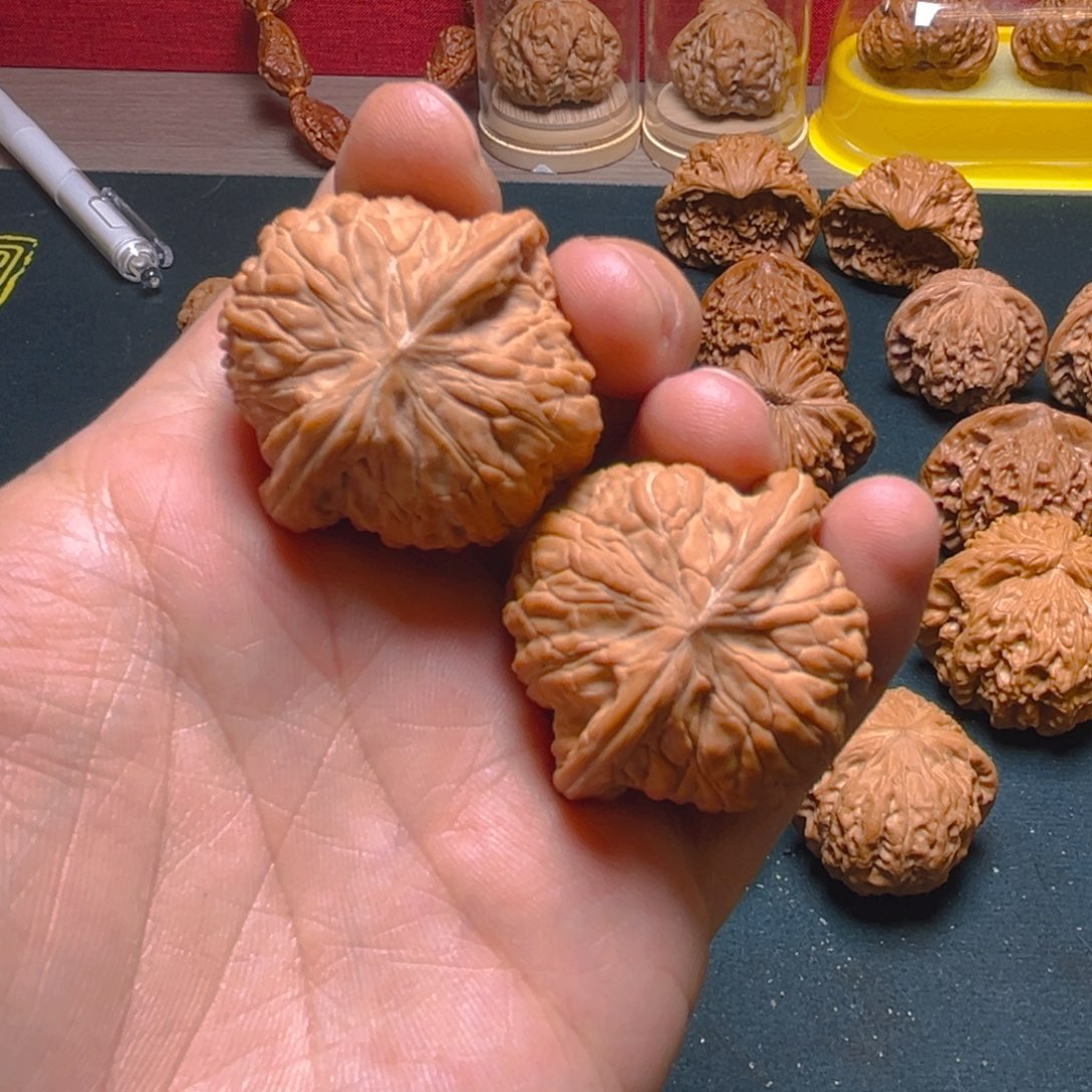 文玩核桃把件不***了39+磨盘