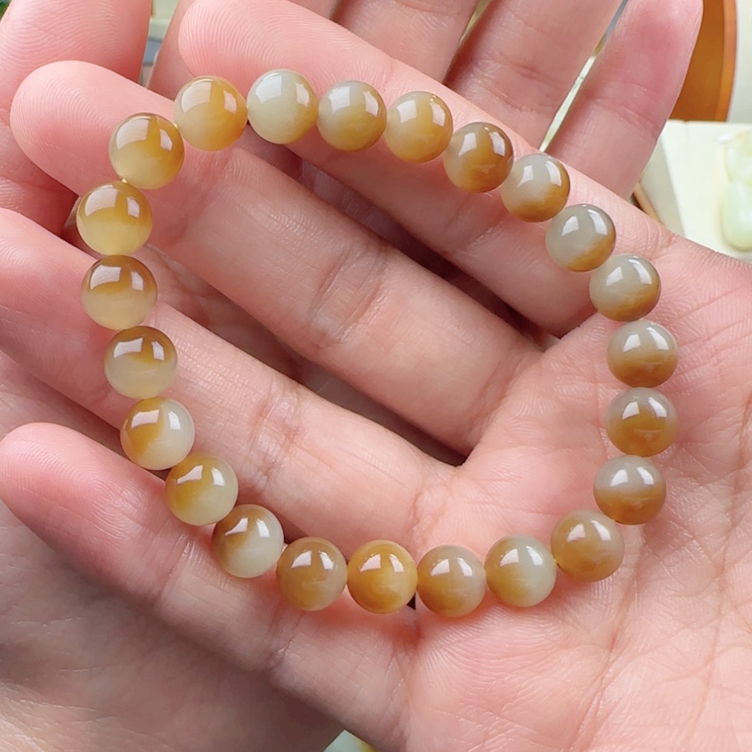 和田玉手链未镶嵌“*）