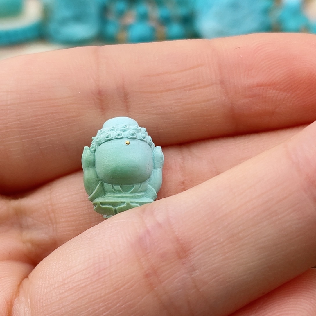 绿松石未镶嵌珠宝半成品?****?