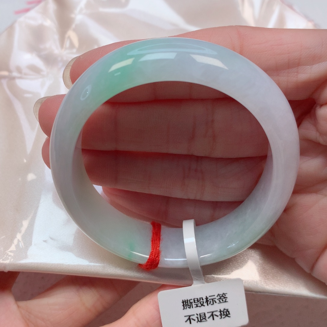 翡翠手镯未镶嵌54贵妃 轮胎镯