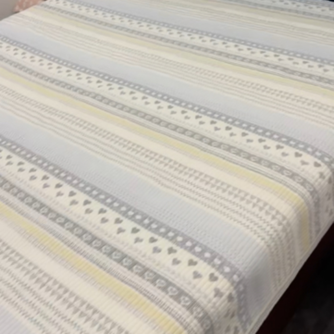 全棉纱洗双面全棉床盖