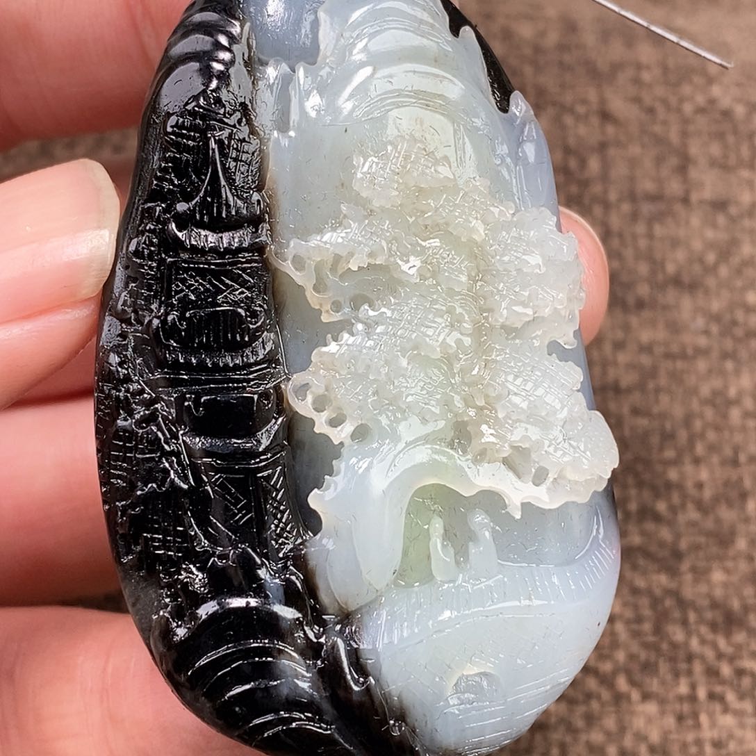 和田玉挂件未镶嵌