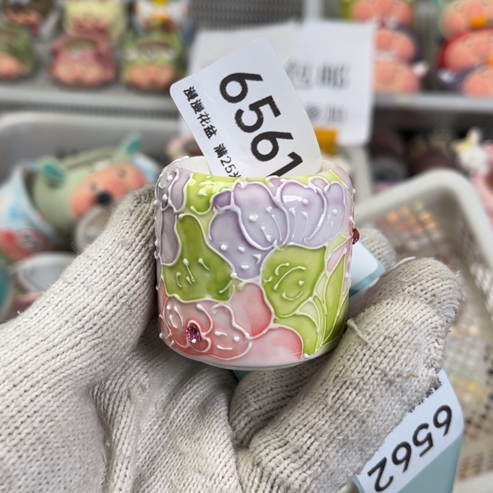 景德镇手工制作瑕疵6561口3.5