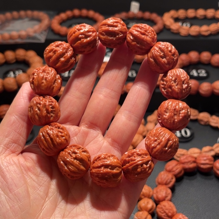 文玩核桃手串粗筋八棱2.0