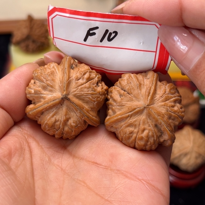 吊坠文玩核桃35全品六星元宝正奔10