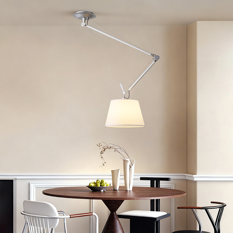 意大利中古摇臂餐吊灯Tolome可移位折叠书房灯设计师款多功能区灯