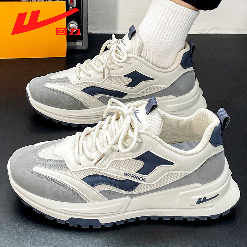 回力男鞋运动鞋潮流百搭透气厚底跑步鞋春季2025新款网面休闲鞋男