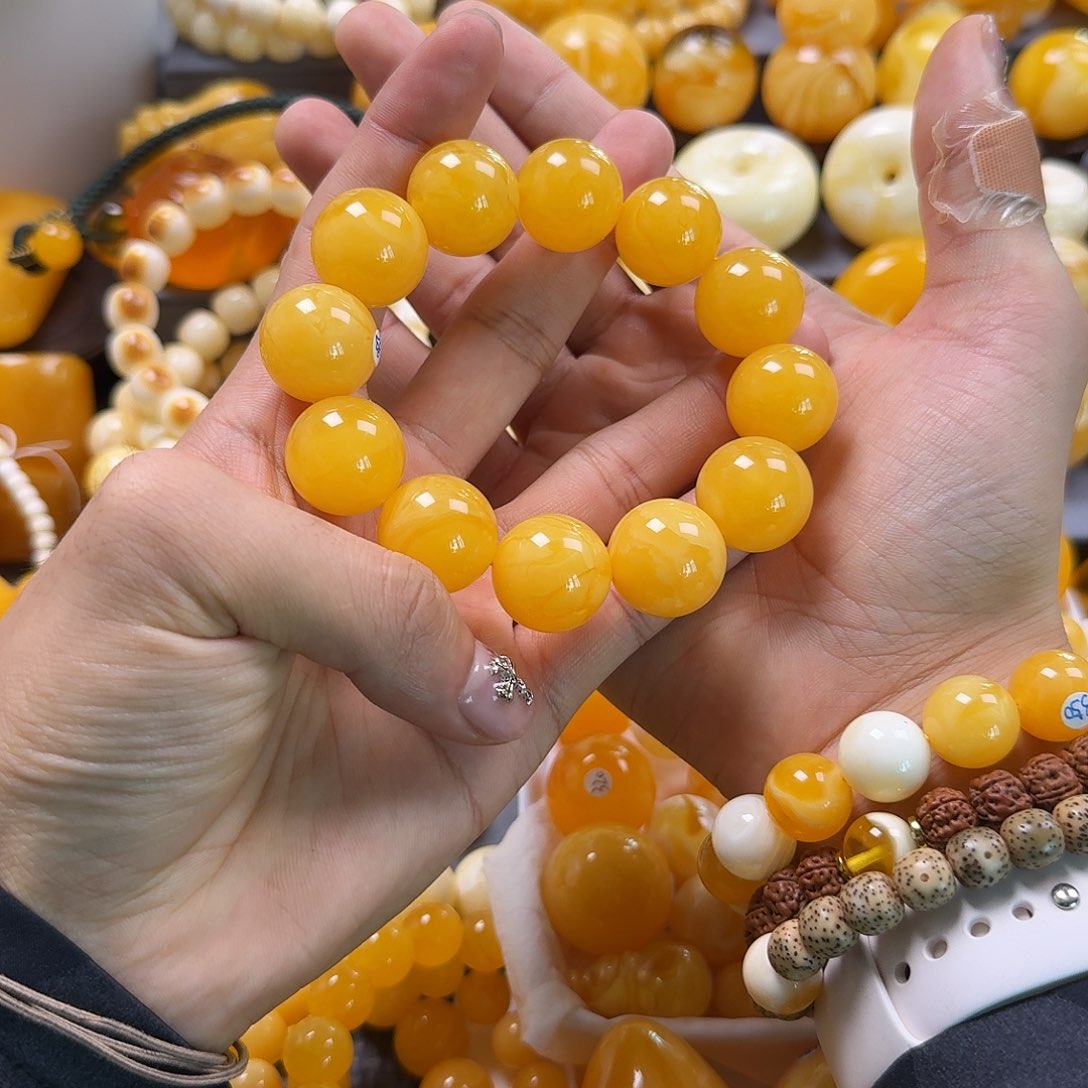 蜜蜡珠宝奇石未镶嵌19mm