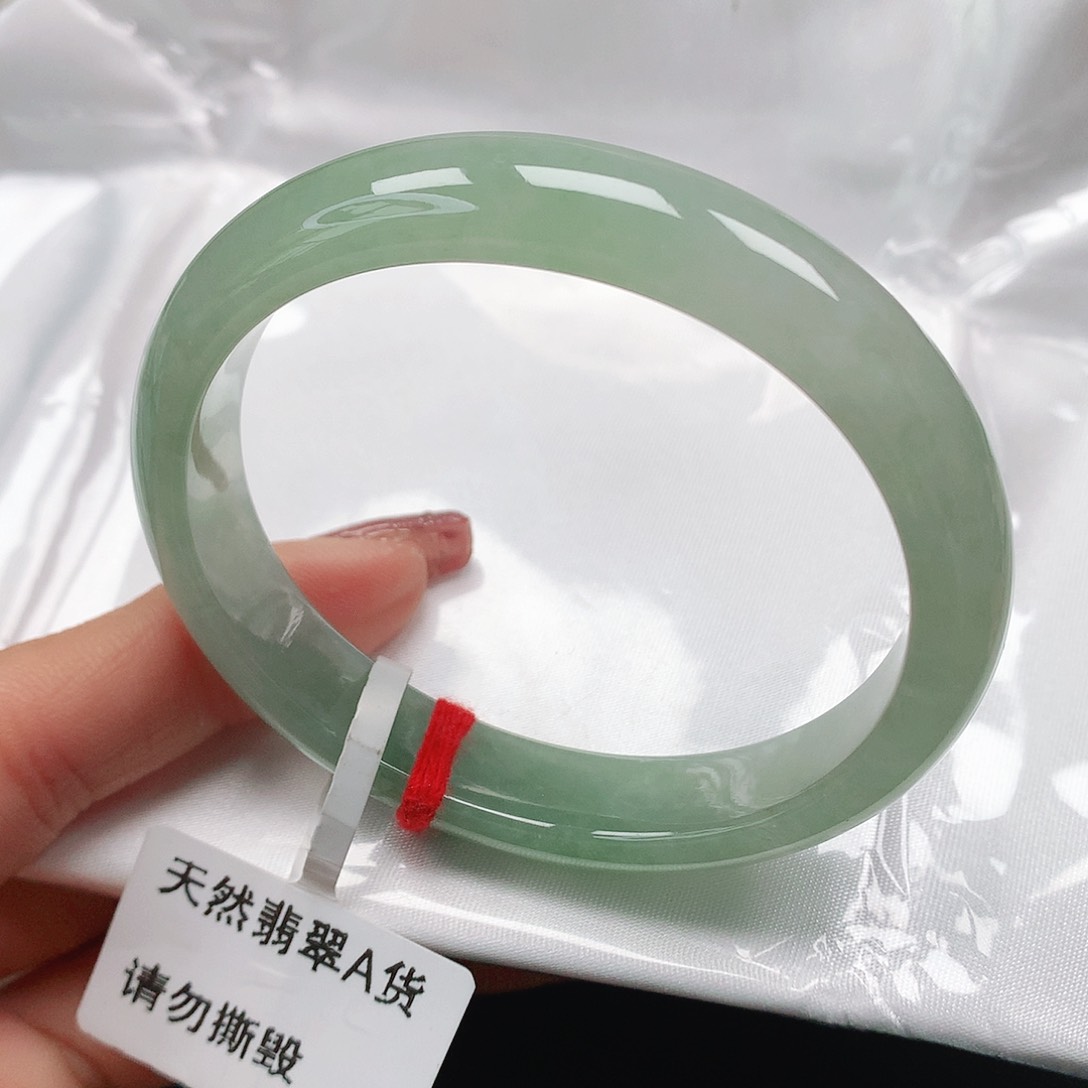 翡翠手镯（贵妃镯）未镶嵌天然翡翠手镯53