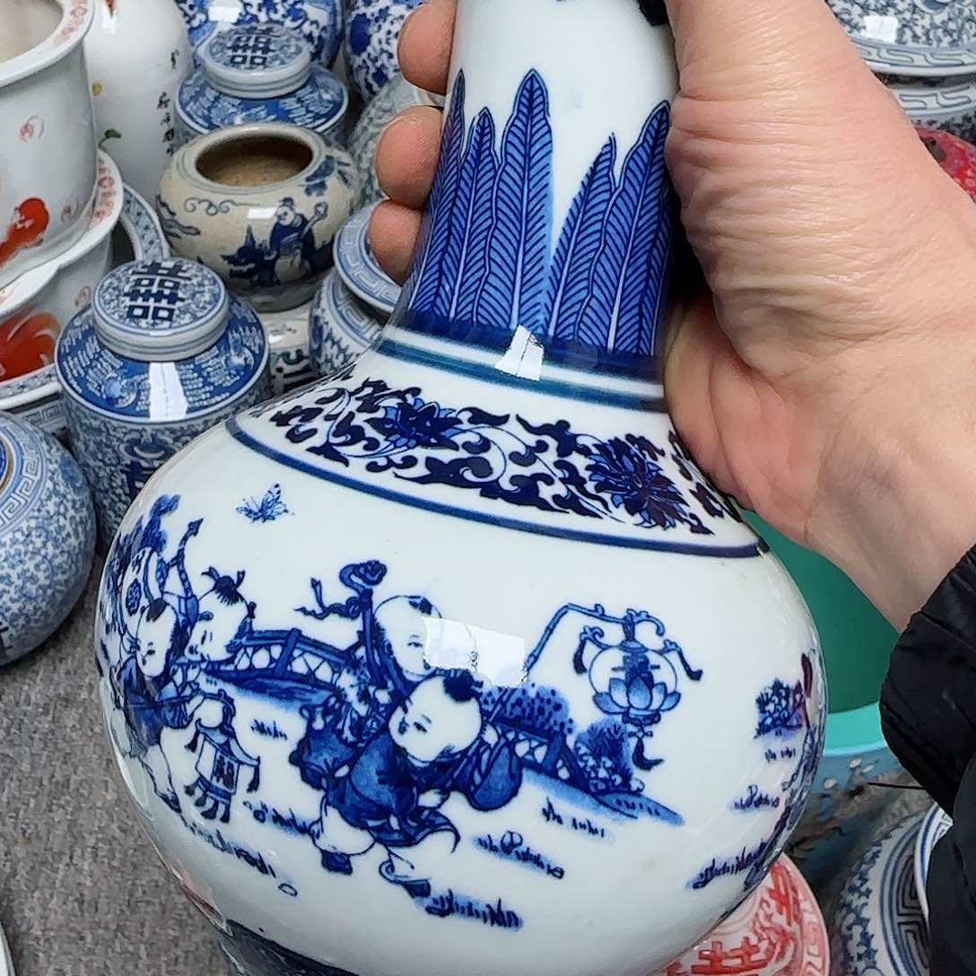 摆件瓷器的工艺技术水平