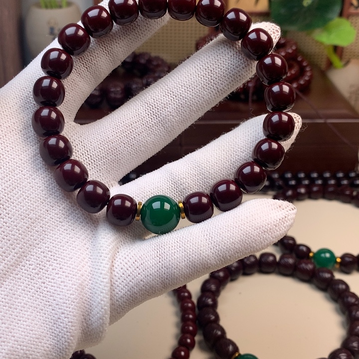 朱***板手串猴头核桃猴头手串