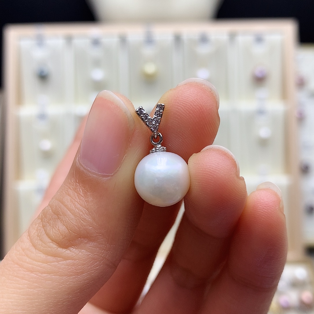 颈饰淡水珍珠合金