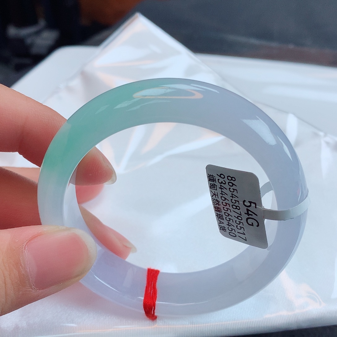 翡翠手镯未镶嵌天然缅甸翡翠A货手镯