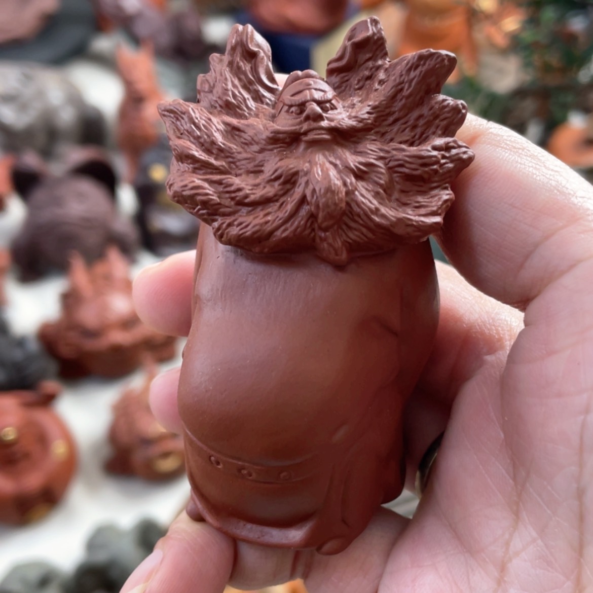 【闪购商品】紫砂茶宠紫砂钟馗