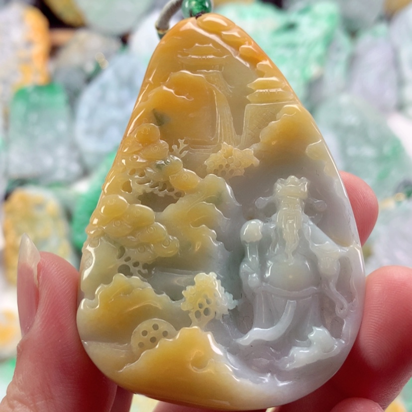 【闪购商品】翡翠吊坠(不含链)未镶嵌