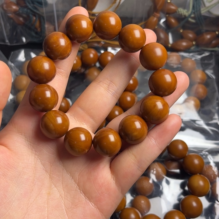 手串/手链橄榄核1.6光珠 反油微瑕
