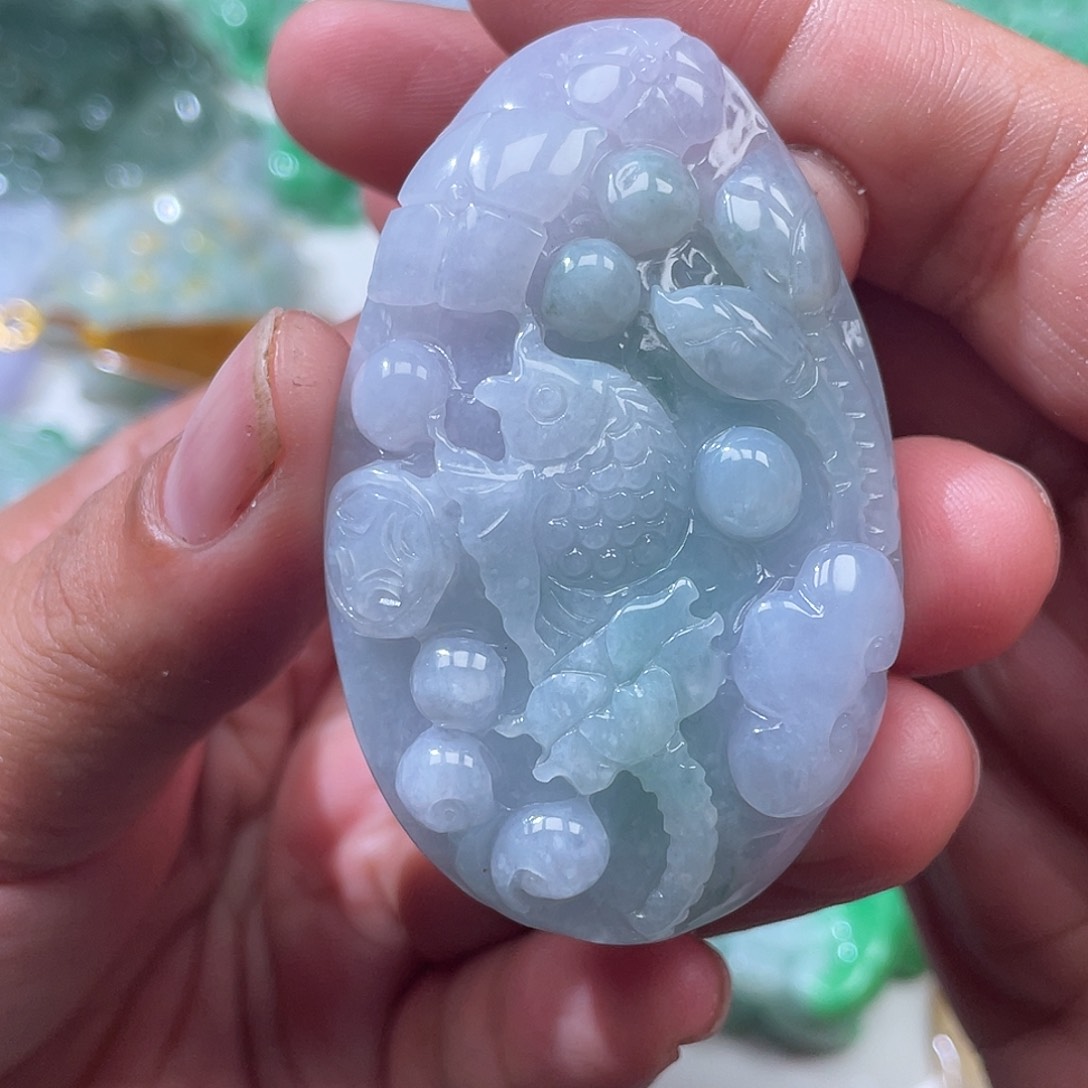 翡翠未镶嵌颈饰翡玉缘翡翠