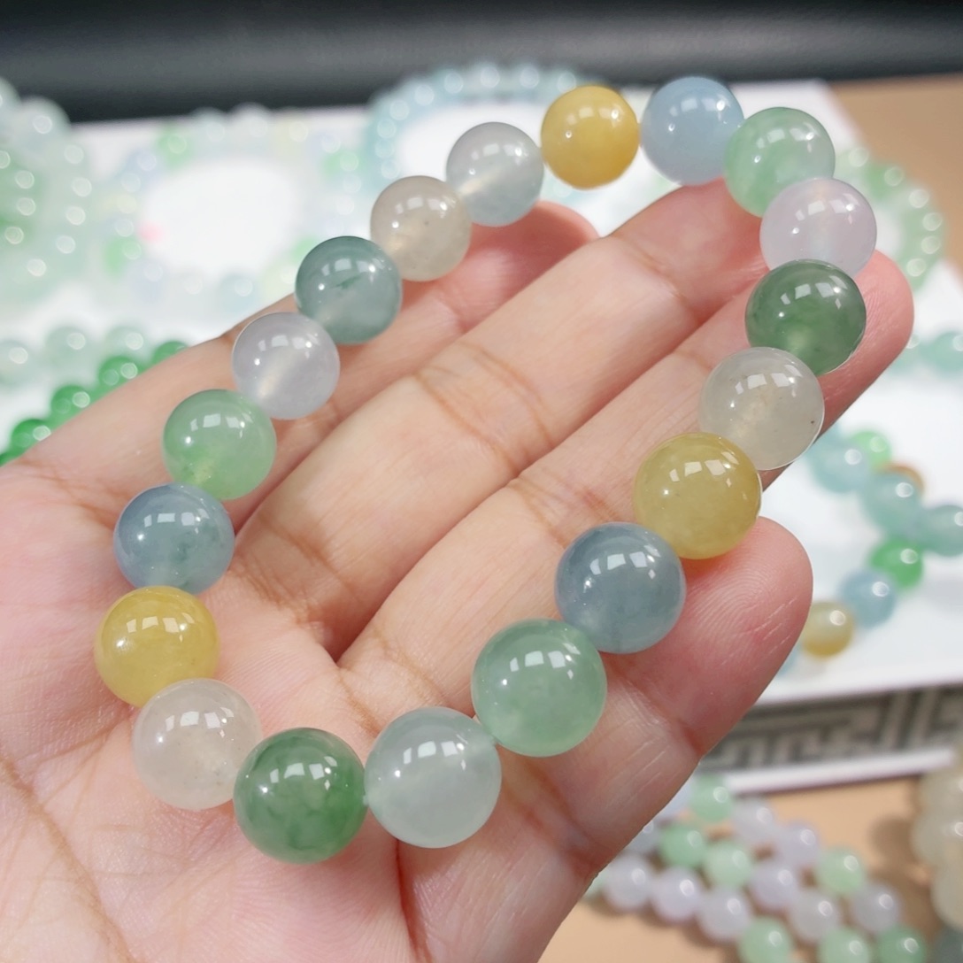 翡翠未镶嵌手链翡翠