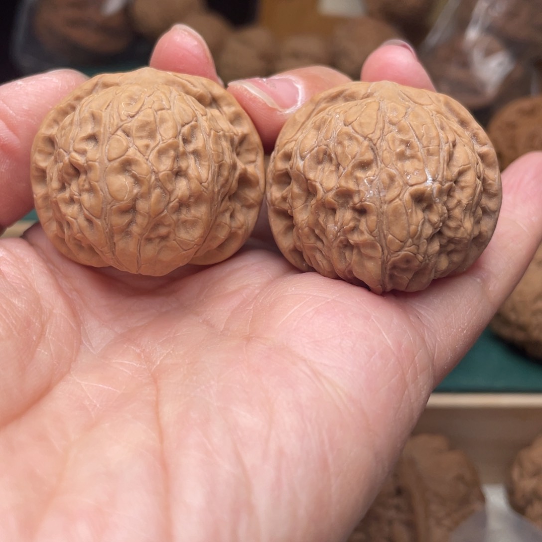 文玩核桃吊坠36全乾隆磨盘