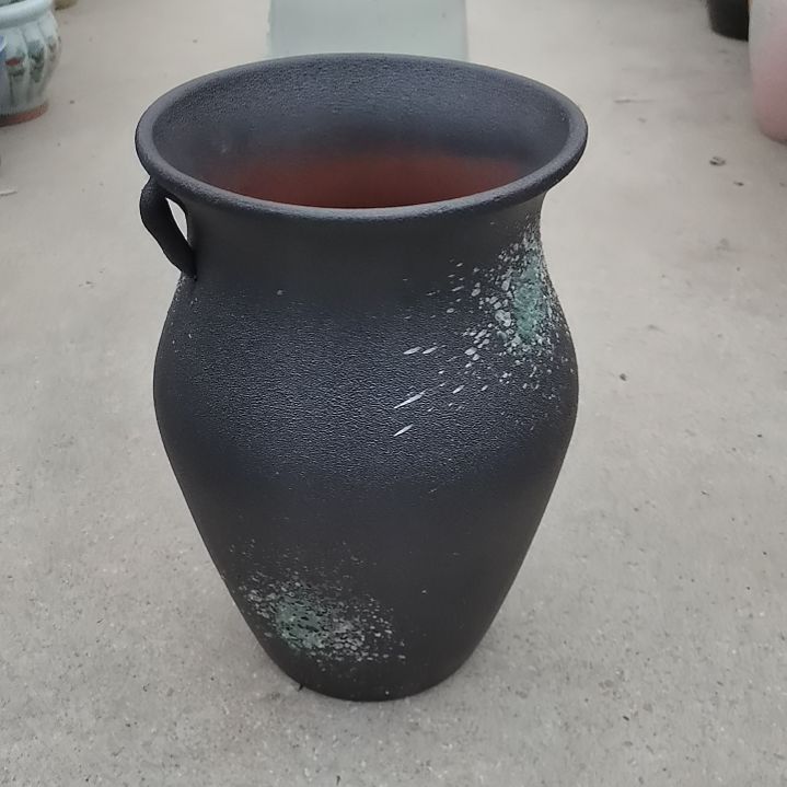 红陶口20高32一个盆子