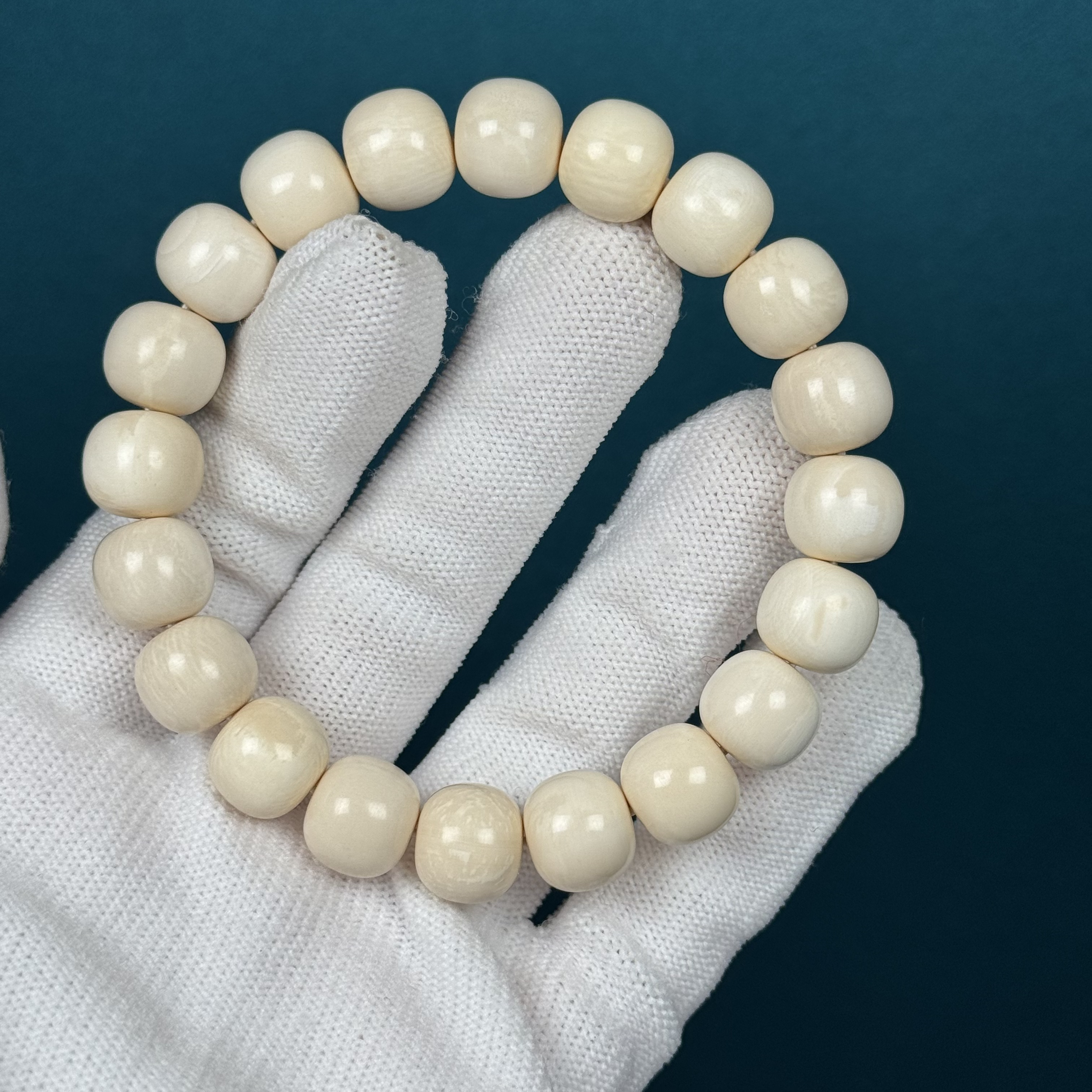 U2983微瑕特价 天然猛犸牙单圈11*9.6mm一物一图 假一罚十