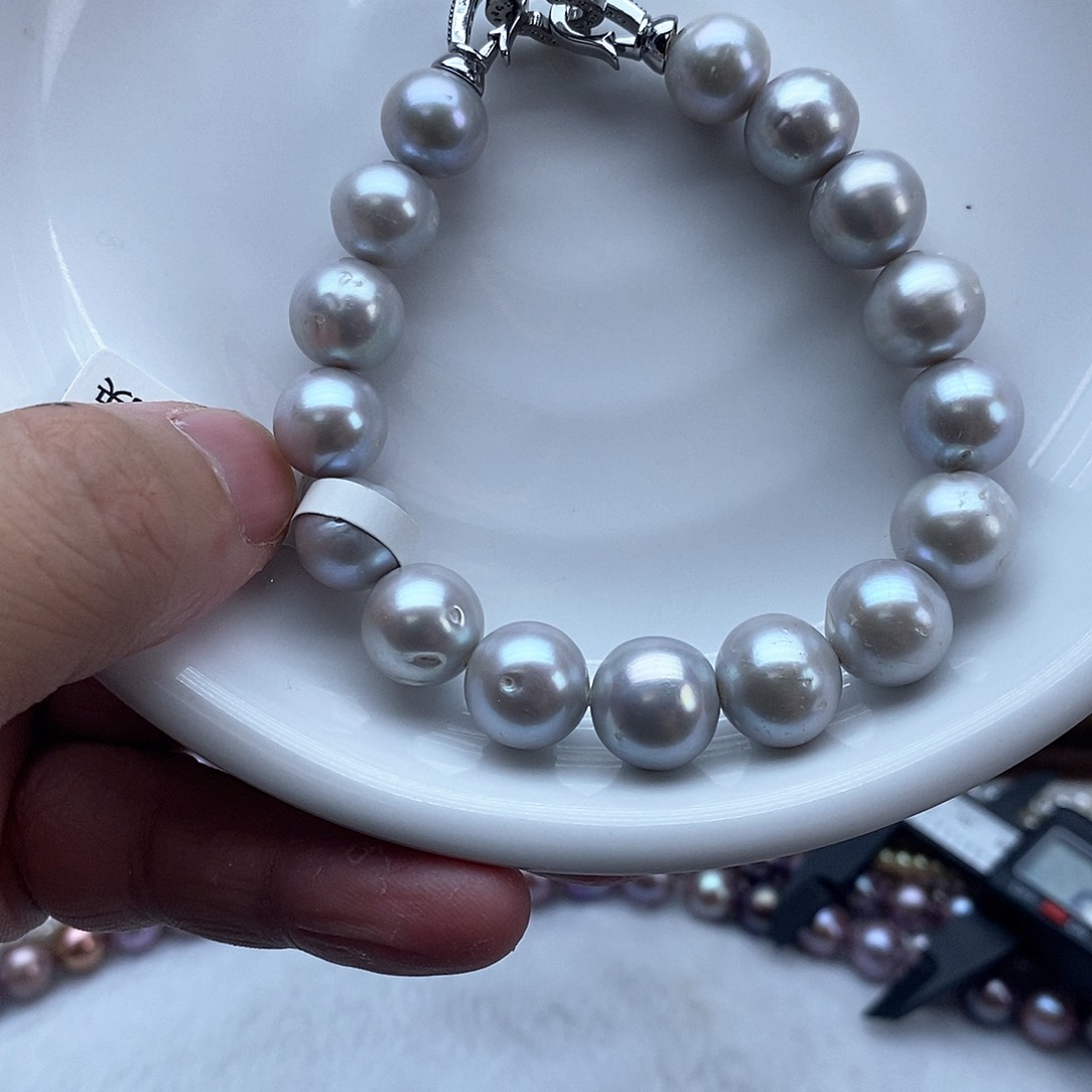 海水珍珠颈饰银S925镶嵌