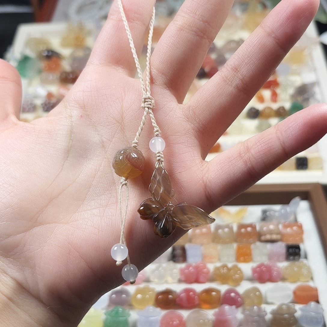 玛瑙/玉髓未镶嵌颈饰