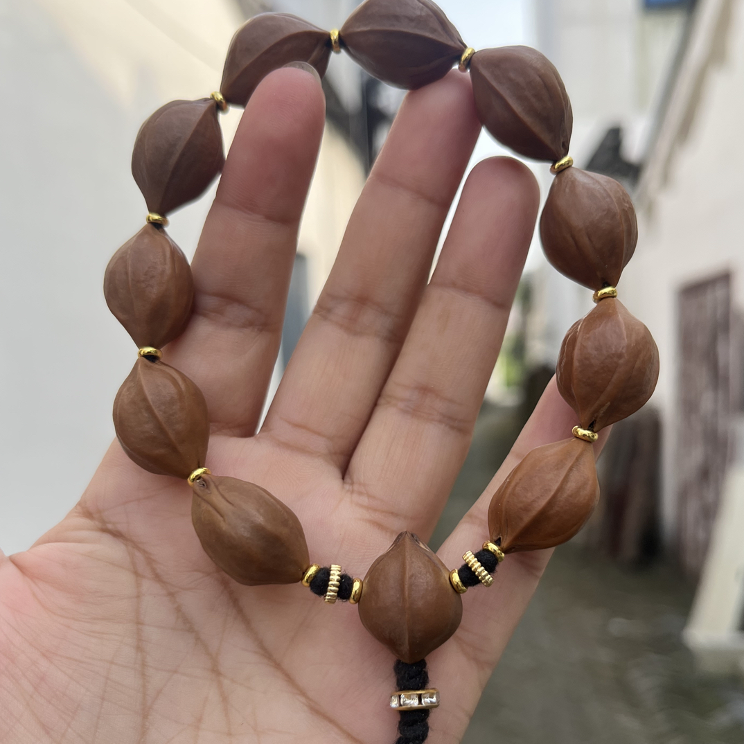 【梅林铁核】1.5尺寸梅林大揽鸡血红料手串手持橄榄梅林铁核