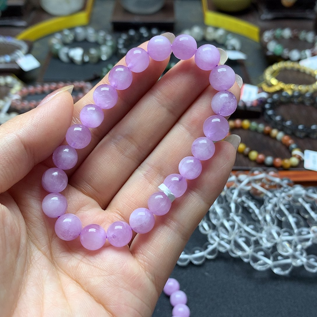 锂辉石手链未镶嵌手链