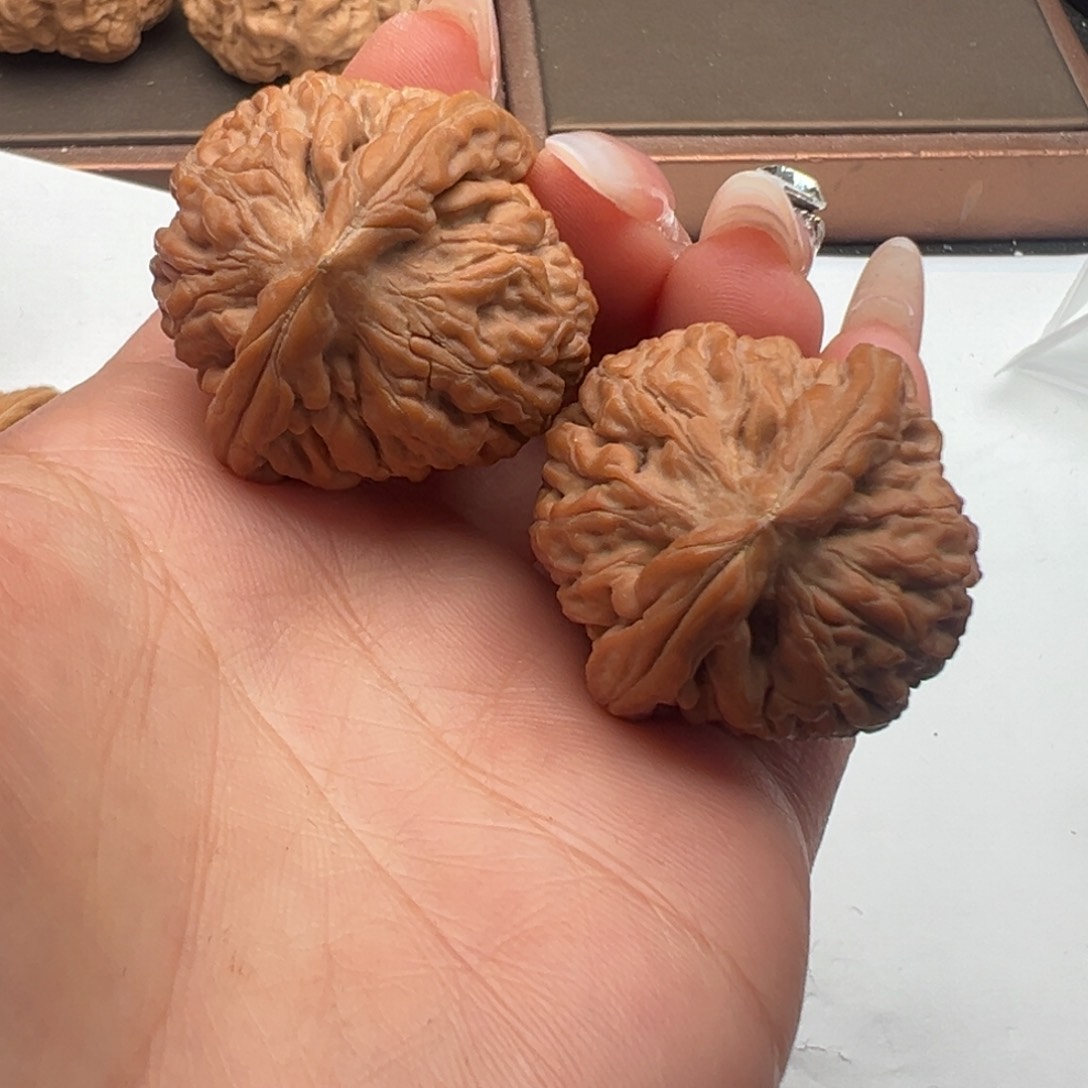 文玩核桃把件莲花34丽