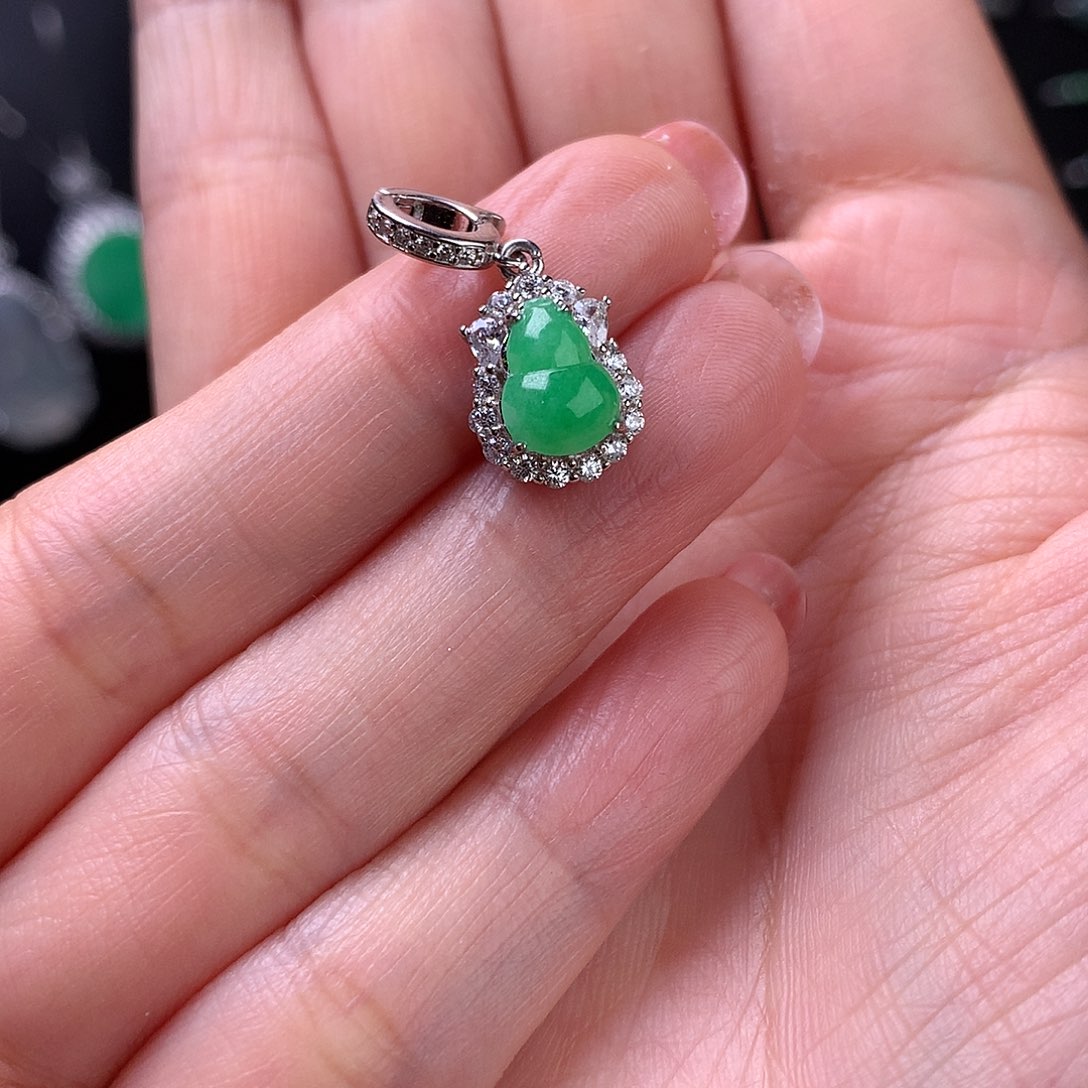 颈饰银S925镶嵌翡翠沈*锜11111111