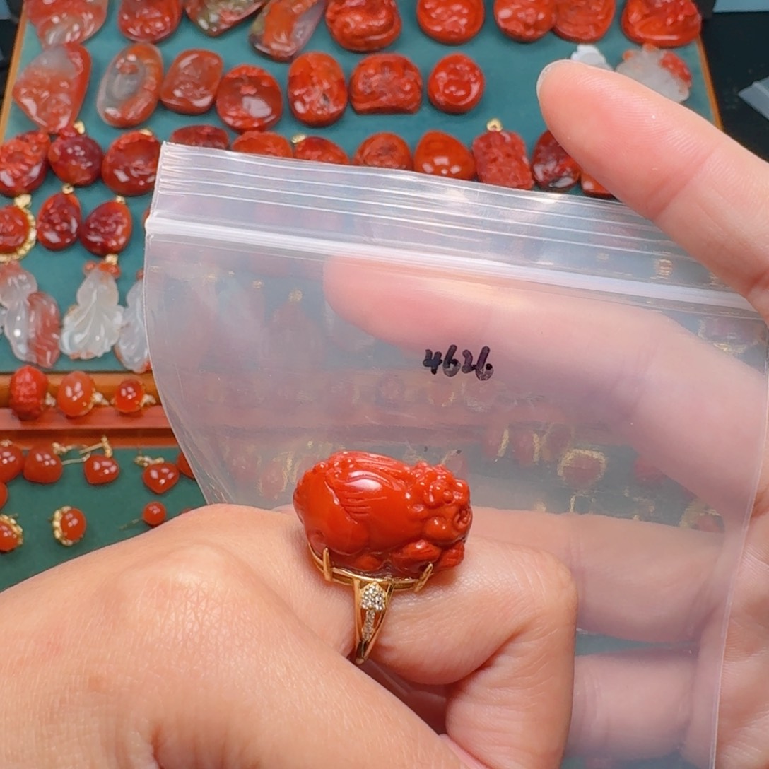 南红玛瑙南红银S925镶嵌